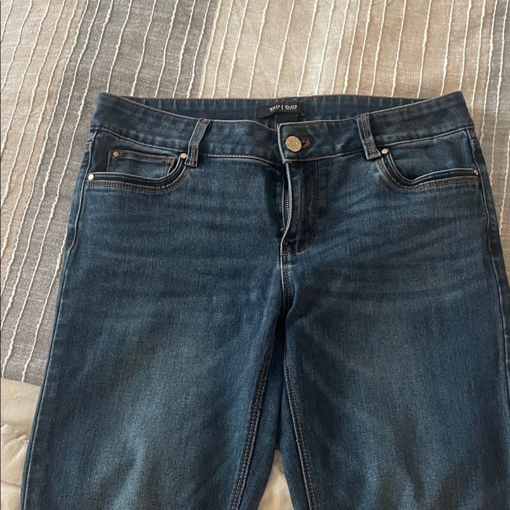 White House Black Market Deep Indigo Boot Cut Jeans